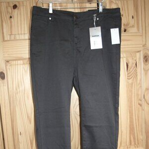 NWTS Avenue Denim Butter Denim Brown Skinny Jeans Size 18